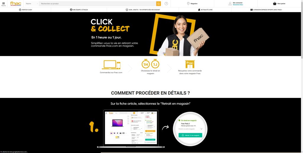 Exemple de cross-canal par la Fnac